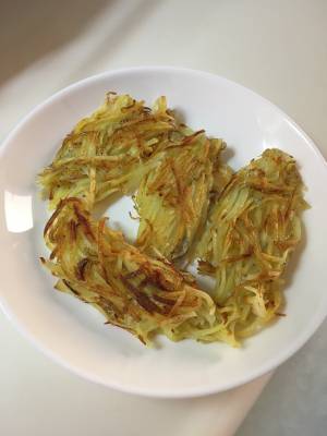 しらすのハッシュドポテト風