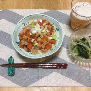 汁なし トマトうどん