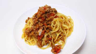 とうがらしのミートソース