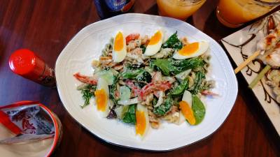 きのこペーストのおそうじサラダ