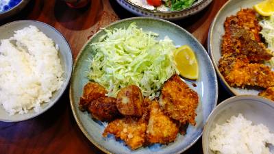 サーモンのアーモンドフライ