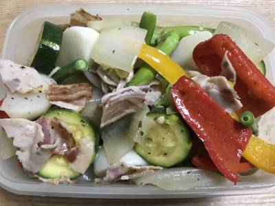 彩り野菜の蒸し煮