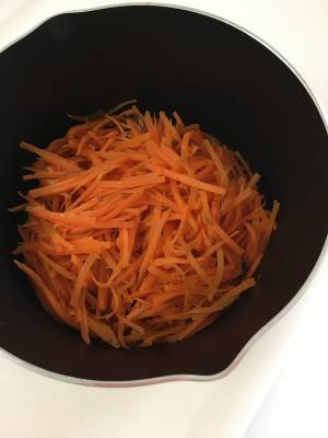 にんじんのオイル蒸し