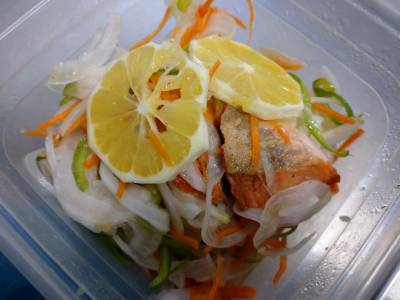 サーモンのエスカベーシュ