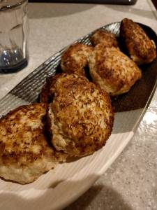 キャベツと豆腐のフワフワ揚げ