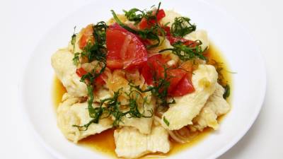 鶏しゃぶのトマト南蛮