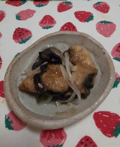 なすと白身魚のマスタードマリネ