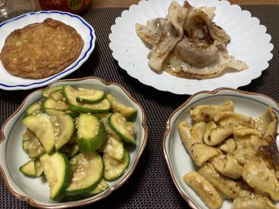 ズッキーニのナムル