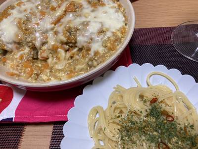 なすのミートチーズ