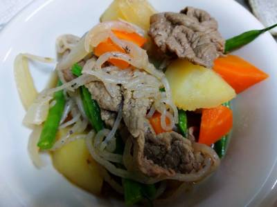 しらたきたっぷり肉じゃが