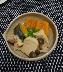 高野豆腐と鶏肉の煮物