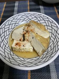 焼き豆腐と厚揚げの夫婦炊き