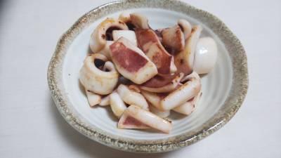 やりいかの塩焼き