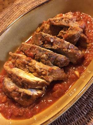 豚肉のナポリ風煮込み