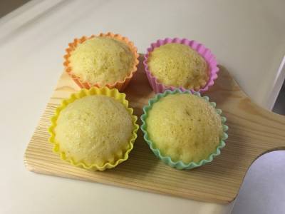 ふんわりバナナ蒸しパン