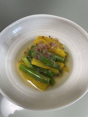 アスパラのおひたし