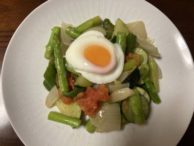 夏野菜のレンジ蒸し