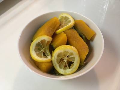 かぼちゃのはちみつレモン煮