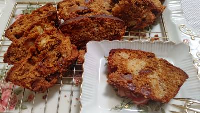 キャラメルりんごのパウンドケーキ