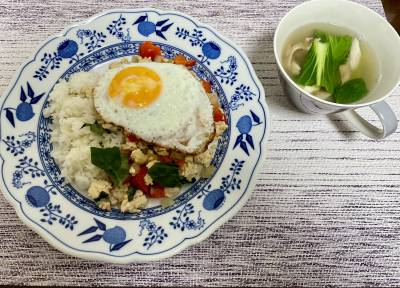 簡単ガパオライス