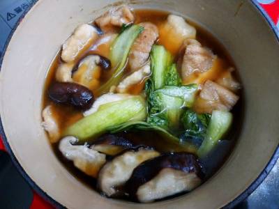 鶏肉の治部煮風