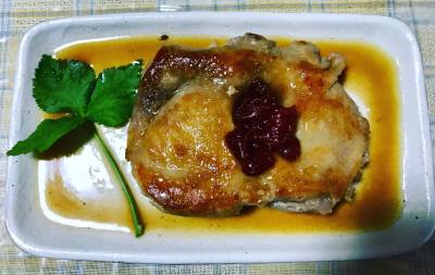 鶏もも肉の梅煮