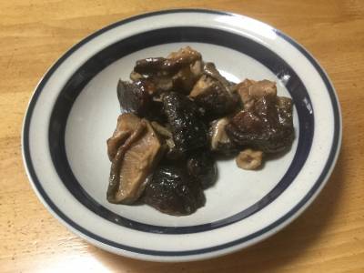 干ししいたけのいきなりソテー