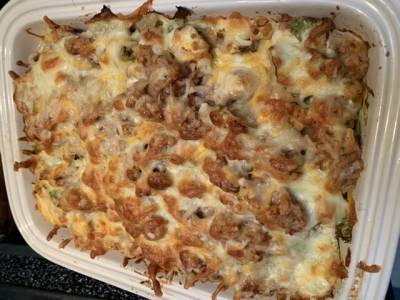 ミートソースのドリア