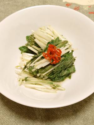 水菜の漬物風