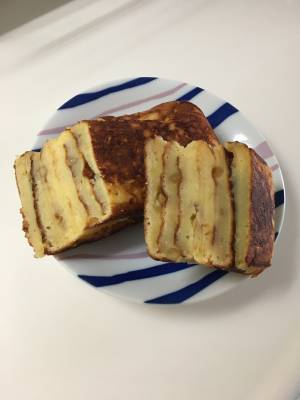 バウムクーヘン風チーズケーキ