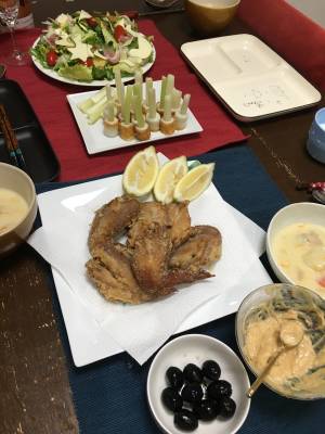 手羽先のスパイシー揚げ