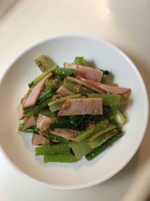 小松菜のごま酢あえ