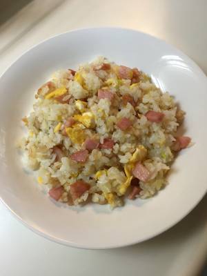 焼き豚と卵のチャーハン