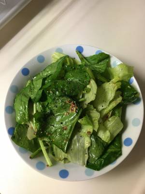 ゆでキャベツのマスタード風味