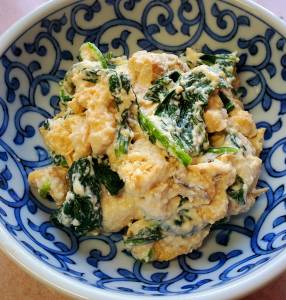 ほうれんそうと油揚げの白あえ