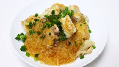 春雨と鶏肉のチャプチェ風