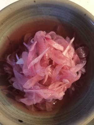 紫たまねぎのマリネ