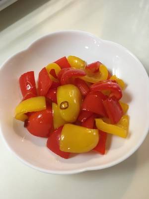 パプリカのきんぴら