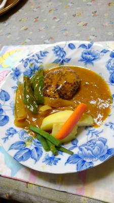 カレーハンバーグ