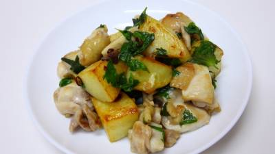 鶏のアーリオ・オーリオ 青じそ風味