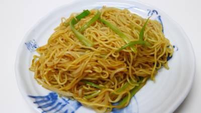 もやしとねぎの焼きそば