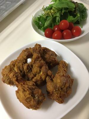フライドチキン カレー風味