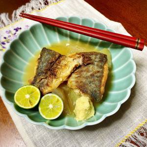 とうがんとあじの冷やし鉢