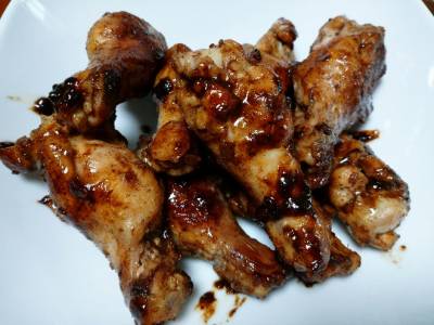 手羽元のバーベキューチキン