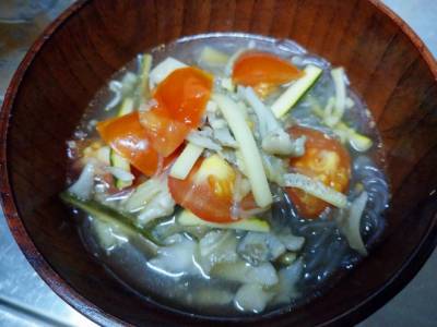 夏野菜のサンラータン