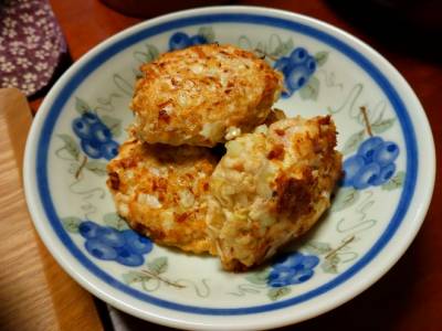 キャベツと豆腐のフワフワ揚げ