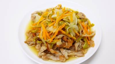 豚こまの洋風南蛮漬け