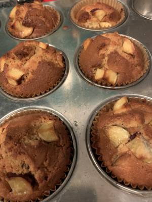 カラメル風味のさつまいもマフィン