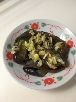 レンジなすのピリ辛だれ