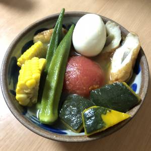 丸ごとトマトの夏おでん
